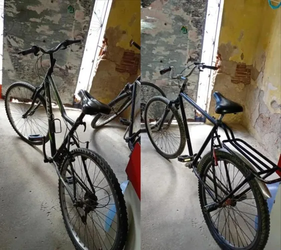 Bicicletas - pneus desgastados 