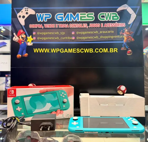 Nintendo Switch Lite Azul Na Caixa