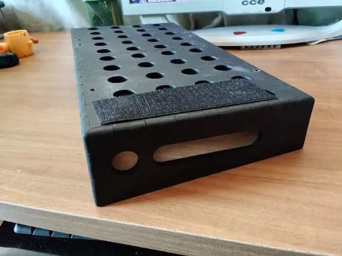 pedalboard 40x20 e 7 cm de altura
