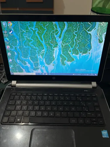 Notebook Hp usado 8gb ram, ssd 120gb, intel i5