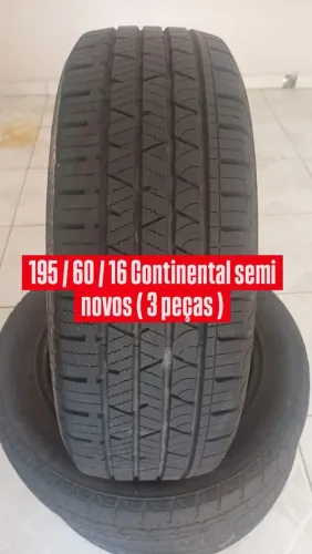 Pneus 195 60 16 Continental semi novos