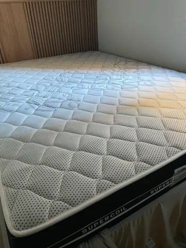 Colchão Casal Molas Ensacadas Supercoil - Excelente Estado