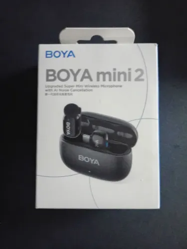  BOYA mini 2, um sistema de microfone sem fio