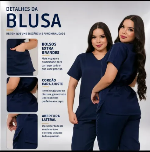 Pijama cirúrgico tamanho M