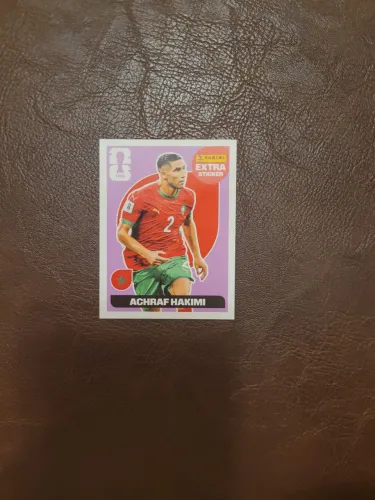 Figurinha Extra Sticker Achraf Hakimi Regular Copa 2026