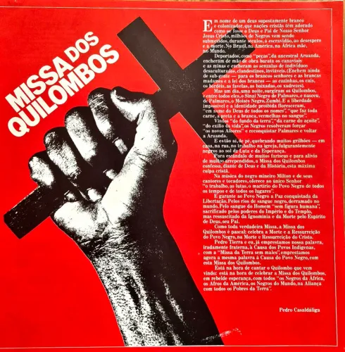 LP Milton Nascimento - Missa dos Quilombos (1982), Original e impecável!