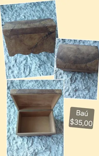Baú decorativo em mdf