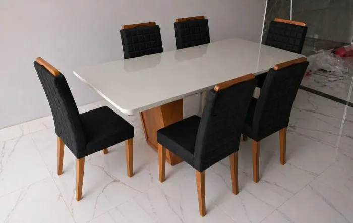 Mesa de jantar Conquest 6 lugares 