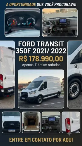 Ford Transit Furgão 2.0 Longo Turbo Diesel 2022