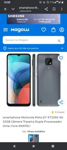 Celular moto e 7