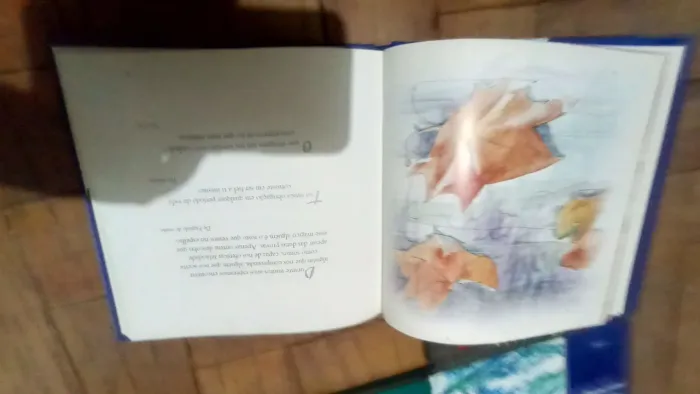 4 livros capa dura de mensagens
