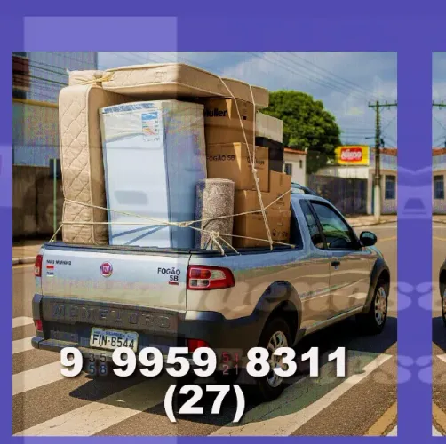 Frete rápido! Precisando de serviço de transporte? Ligue e agende já!