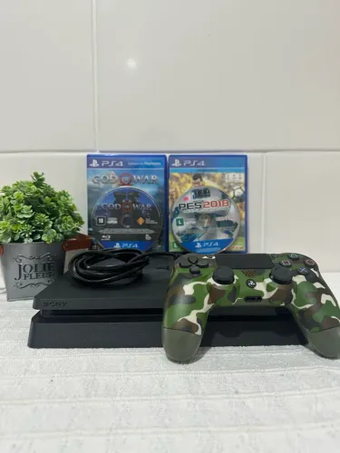 PlayStation 4 1TB + 2 Jogos + PS Plus Incluso