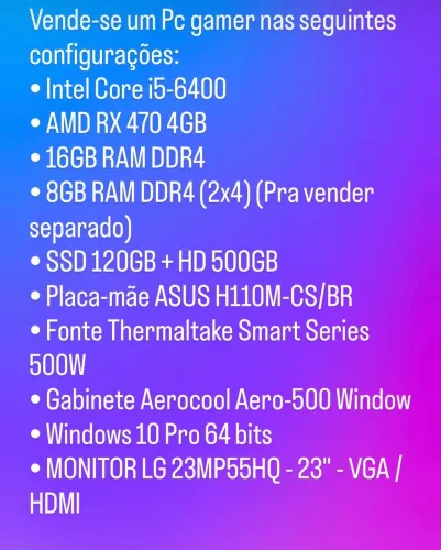 Vede-se Pc gamer