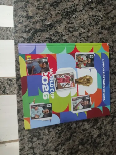 Álbum da copa figurinhas lendária