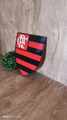 escudo flamengo mdf