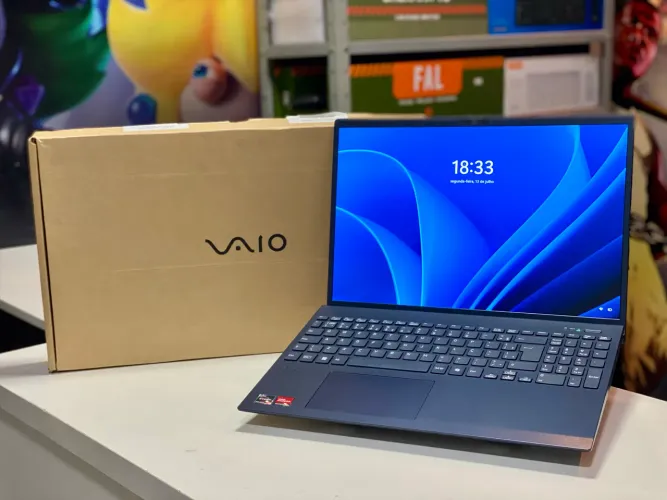 Notebook VAIO FE16 - Ryzen 5 5625U, 16GB, NVMe 512GB, Radeon - Em até 18x / Loja Física