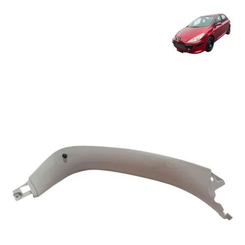 Moldura Coluna Vidro Traseiro Lado Esquerdo Peugeot 307 N565 Cinza