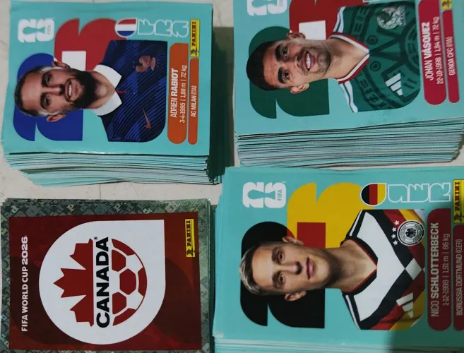 Vendo ou troco figurinhas da copa 2026