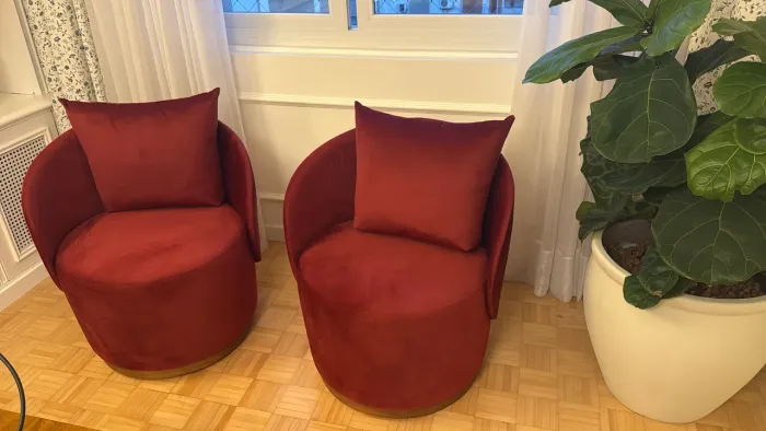 Poltronas conjunto com 2 unidades