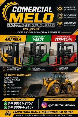 Máquinas e Empilhadeiras fortes em Geral