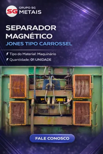 SEPARADOR MAGNÉTICO JONES - TIPO CARROSSEL
