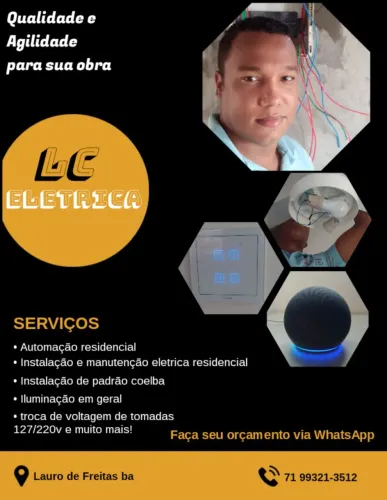 Eletricista em Lauro de freitas e Salvador