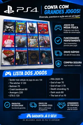 Jogos de PS4