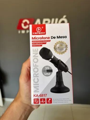 Microfone de mesa
