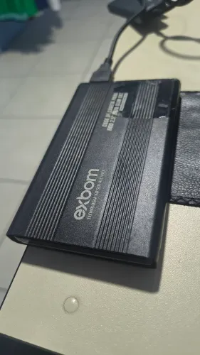HD externo 500gb + cabo usb3.0 + capa case