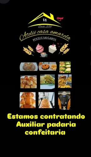 Contrata auxiliar de padaria