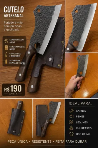 Cutelo artesanal 