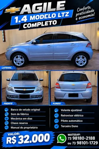 Chevrolet Agile LTZ 1.4 MPFI 8V Flexpower 5P 2011