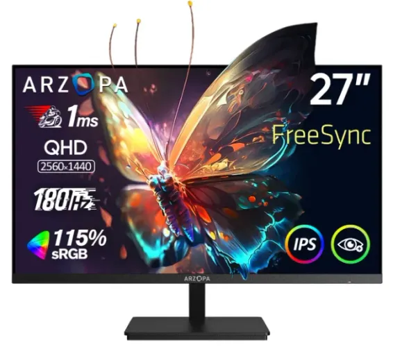 Monitor ARZOPA 27" 180Hz QHD 2K
