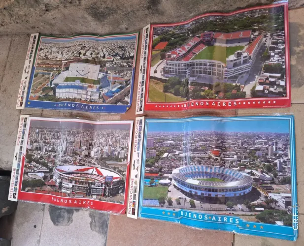 4 Pôsteres Clubes Argentinos