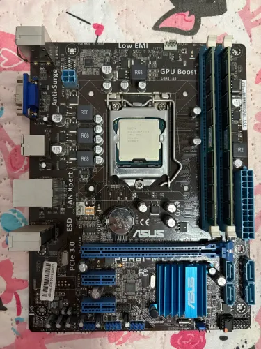 Kit PC PLACA MÃE, PROCESSADOR, MEMÓRIA