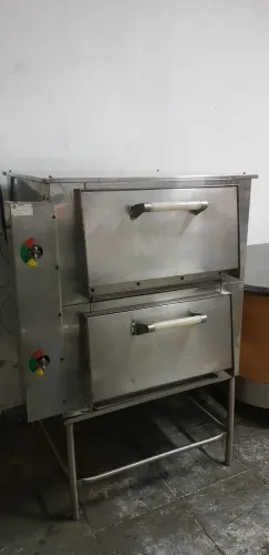 Forno duplo industrial de inox