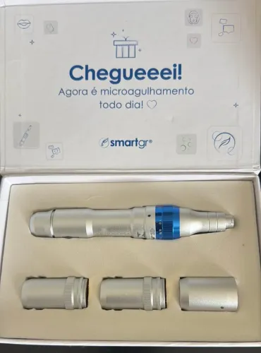 Smart Pen SmartGR - Caneta Elétrica de Microagulhamento | NOVA LACRADA | + 3 Cartuchos