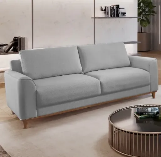 Sofá Bellagio Home 2,20 m Cinza