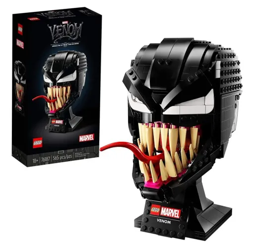 Lego 76187 Venom mask sem caixa e sem manual completo lacrado