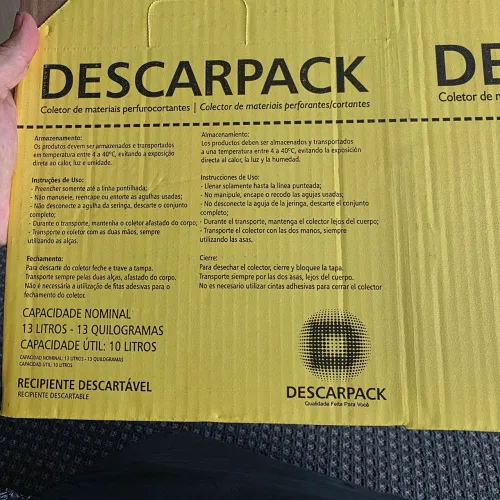 Caixa Coletora Descarpack de 13 Litros