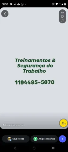 Serviços de segurança do trabalho 