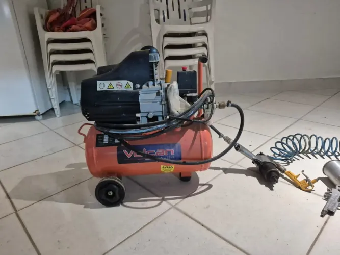 Compressor 80 libras - Novo, sem uso, completo
