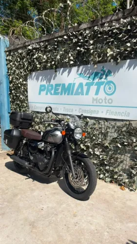 TRIUMPH T120 BLACK TROCO POR CARRO/ MOTO DE MAIOR E MENOR VALOR DOU TROCO NA TROCA