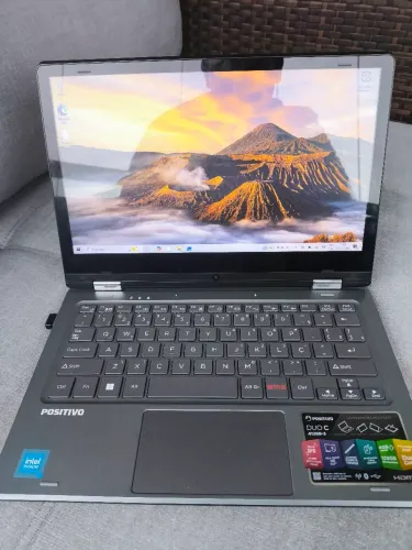 Notebook 2 em 1 Positivo Duo C4128B-3 - Compacto, Prático e Versátil
