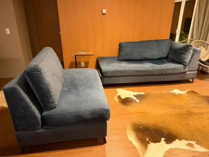 Sofás Real Wood Alto Padrão | Design Moderno | Excelente Estado
