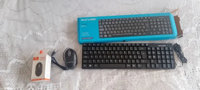 Kit teclado e mouse 