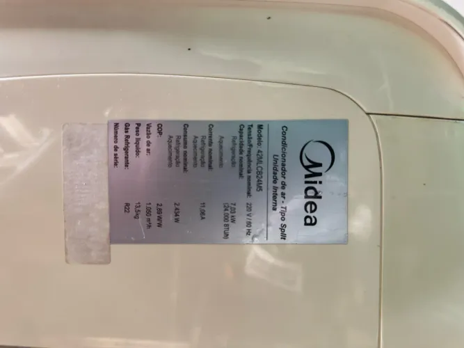 Central de ar 24.000 Btu
