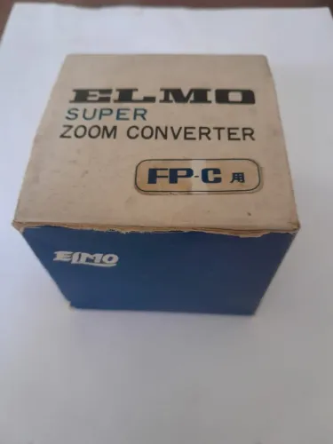 elmo super zoom converter pf cacessorio optico antigo p projetor 8mm