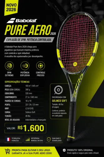 Babolat pure aero 2026 100 - L3